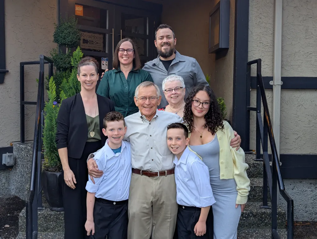 Ron's Birthday (Ron in the middle)